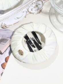 1pc Women's Fashion Flat Bun Hair Clip, Suitable For Daily Wear - Multicolor - View 14