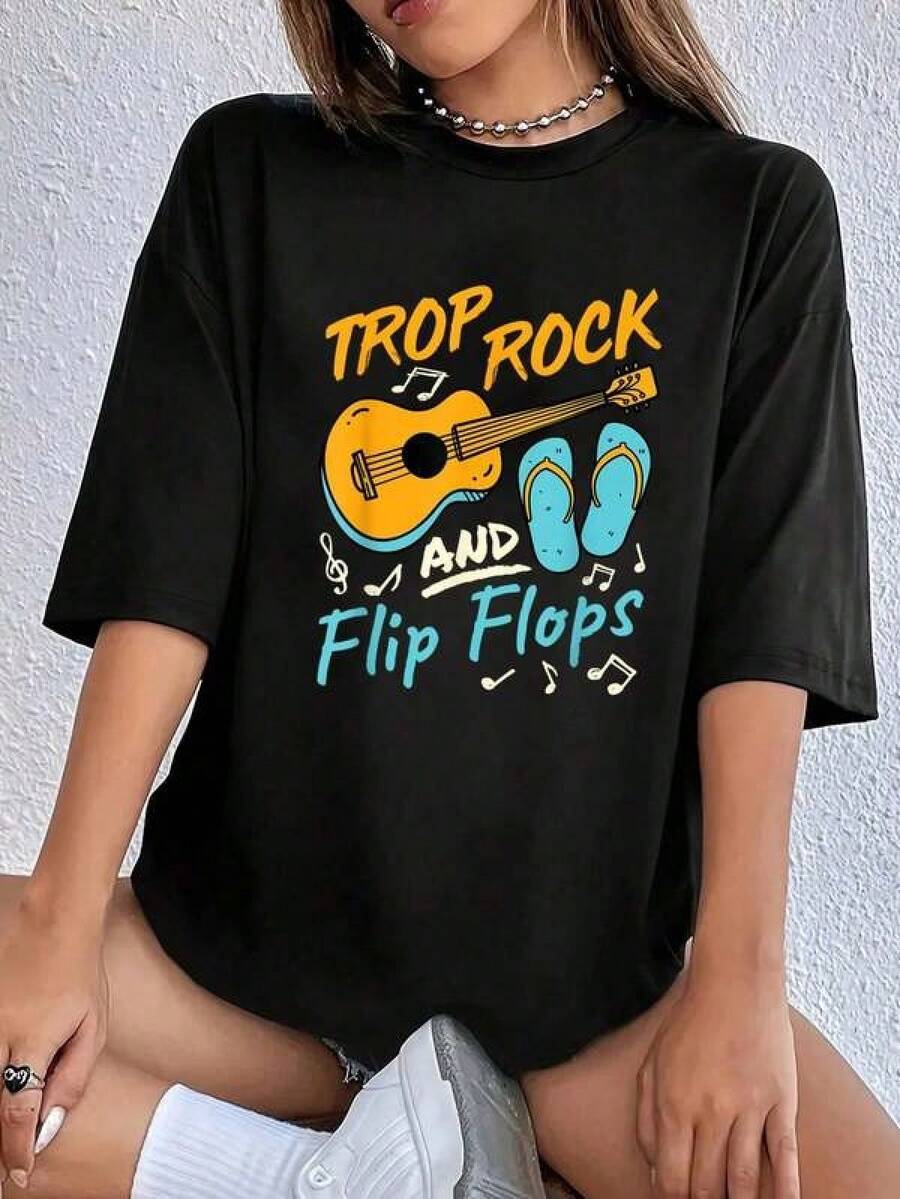 Women T-Shirts - Black - View 1
