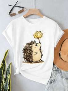 Women T-Shirts - White - View 2