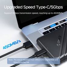 ORICO 2.5英寸硬盘盒，兼容SSD和HDD，USB 3.0转SATA III外置硬盘盒 - 彩色 - 查看 5