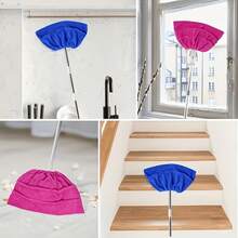 5/10-Pack Broom And Mop Covers - Super Absorbent Replacement Cloths, Random Colors, Wet And Dry Mop Cloths, Washable And Reusable, Multi-Functional Microfiber Floor Mop And Sweeping Brush, Suitable For Household Cleaning, Compatible With Most Brooms. - 10pcs - 查看 7