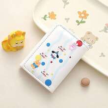 Ví mini in hình, ví đựng thẻ dung lượng lớn dễ thương, ví gập ba hình hoạt hình, ví đựng tiền xu nhiều ngăn nhỏ gọn chống trộm. - Nhiều màu - Xem 7