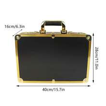 Suitcase Storage Box Barber Carrying Case Clipper Trimmer Organizer PasswordLock - Barber Carrying Case - View 4