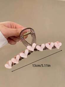 Accesoriu de păr cu gheare minimaliste, în stil coreean Y2K, culoare jeleu proaspăt, cu clips, clip occipital de dimensiuni mari, potrivit pentru femei, cadou pentru prieteni, familie, Ziua Mamei, Ziua Profesorului, clip de păr, petrecere - Multicolor - Vizualizare 9
