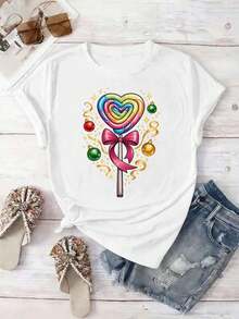 Women T-Shirts - White - View 2