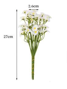 1/6pcs High-End Luxury Chamomile &amp; Daisy Artificial Flower Bouquet ...