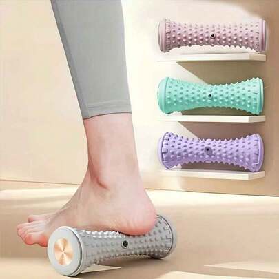 Rodillo de masaje de pies multicolor, masajeador de pies portátil, entrenador de pies planos, herramienta de alivio para yoga/fitness/sedentarismo para relajación muscular