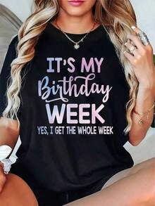 Camiseta negra de manga corta para mujer. Expresa tu estilo en estas fiestas usando esta significativa camiseta.Hecho de tela cómoda y duradera de 180g, es la elección perfecta para el uso diario en casa y reuniones acogedoras. Ropa de mujer a la moda, tops de verano, ropa de verano, camisas, conjuntos de primavera para mujer, camisa blanca 100% algodón. - Negro - Ver 1
