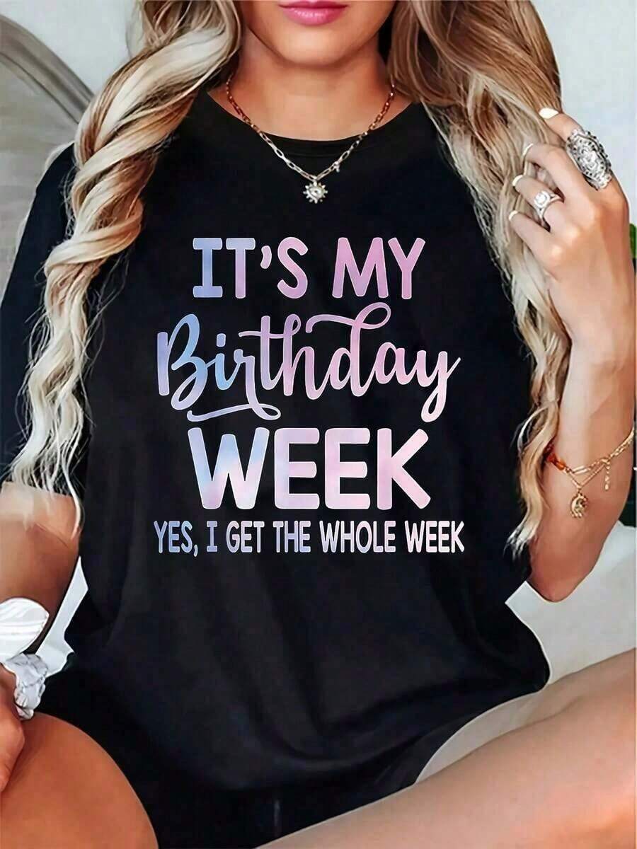 Camiseta negra de manga corta para mujer. Expresa tu estilo en estas fiestas usando esta significativa camiseta.Hecho de tela cómoda y duradera de 180g, es la elección perfecta para el uso diario en casa y reuniones acogedoras. Ropa de mujer a la moda, tops de verano, ropa de verano, camisas, conjuntos de primavera para mujer, camisa blanca 100% algodón. - Negro - Ver 1