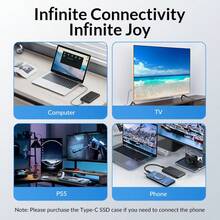 ORICO 2.5英寸硬盘盒，兼容SSD和HDD，USB 3.0转SATA III外置硬盘盒 - 彩色 - 查看 3