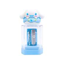 SANRIO 3D卡通造型学生用削笔器，迷你便携削笔器，超级易用，可爱学习用品，学生文具奖品 - C - 查看 7