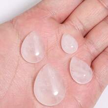 10-2pcs Natural Stone Water Drop Shaped Cabochon Gemstones, For Ring, Bracelet, Necklace, Earring Pendant DIY Jewelry Making Decoration - Spar Interface - View 6
