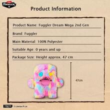 Spin Master Spin Master Fuggler官方正品“萌牙怪兽”系列——梦幻巨型珍宝第二代毛绒玩偶，丑萌又搞笑玩具 - 彩色 - 查看 3