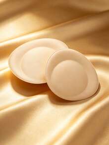 2pcs Soft & Breathable Adhesive Bra Pads, Invisible Lift Cups With High Elasticity Material For Women, Suitable For Sports, Yoga, Party, Photography, Backless Dresses, Swimwear - Apricot - View 7