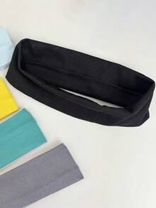 Colorful Casual Headbands Random Colors, Suitable For Beauty, Spa, Face Washing And Hair Accessory Set, Sports Non-Slip Elastic Headbands - Multicolor - View 5