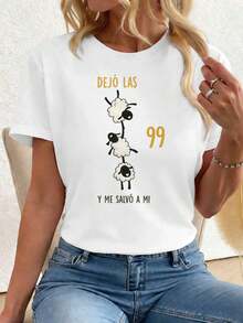 Women T-Shirts - White - View 1