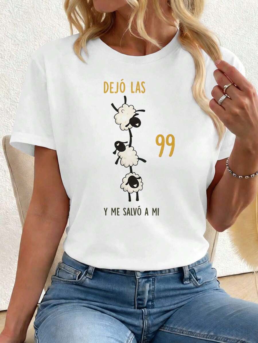 Women T-Shirts - White - View 1