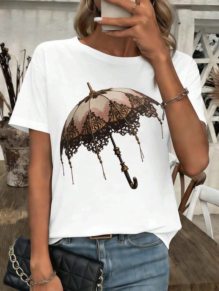 Women T-Shirts - White - View 1