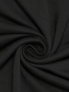 Women's Cotton Pattern Print T-Shirt LH3Z - Black - View 4