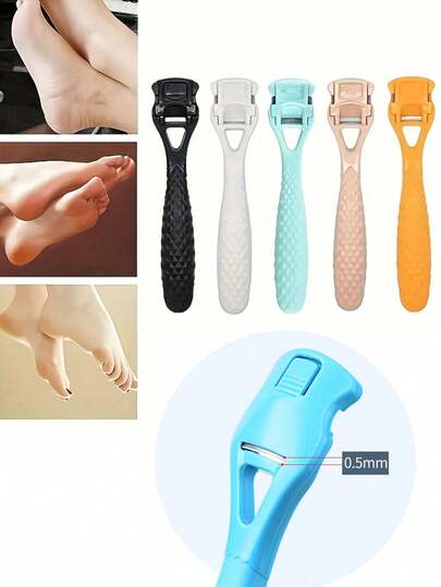 Dụng cụ loại bỏ chai sần 1 chiếc, giải quyết các vấn đề về chai sần, lớp biểu bì thô ráp, da chết tái phát, thiết kế an toàn hơn để giảm trầy xước, tay cầm chống trượt giúp thao tác an toàn hơn, thích hợp cho điều trị chai sần, loại bỏ da cứng, chăm sóc móng chân tại nhà, chăm sóc bàn chân, kích thước nhỏ gọn tiện lợi khi đi du lịch, dễ dàng cải thiện kết cấu da thô ráp, tạm biệt những vấn đề về chai sần và da cứng.