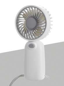 1pc New Handheld Mini Fan, Portable Fan For Home/School/Dorm/Office/Outdoor Use, Requires 2 AAA Batteries (Not Included) - Multicolor - View 7