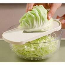 Multi-Function Vegetable Slicer, Cabbage Shredder, Salad Maker For Cabbage, Purple Cabbage, Radish, Potato Slicer, Cucumber Slicer - Multicolor - View 5