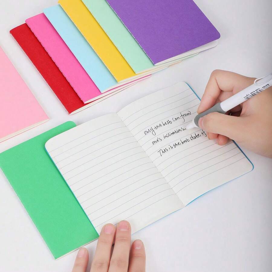 4 pezzi Mini Taccuini Portatili, Blocchi Note Compatti Multicolore, Adatti per Prendere Appunti, Forniture per l'Apprendimento e Forniture per Ufficio, Piccoli Regali, Taccuini Tascabili - Vari Colori Copertina Morbida - Perfetti per Scuola, Ufficio o Diario, Quaderni Scolastici, Forniture per l'Apprendimento, Design Interessante, Copertina Durevole - Multicolore - Visualizzare 1