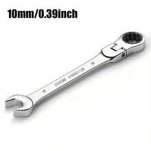 1pc Fixed Head, Ratchet Wrench, Quick Release Open-End Wrench And Hex Wrench, Hardware Tool Manufacturer - 10mm Adjustable Wrench - View 5