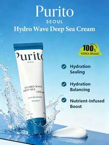 Purito Hydro Wave 深海保濕霜 50ml/1.69 Fl.Oz.，含 60% 深海礦泉水，無油輕盈凝膠霜，泛醇深層補水，快速吸收、不黏膩，適合敏感肌與油性肌日常使用，K-Beauty 韓系彩妝，禮品 - Hydro Wave Deep Sea - 查看 2