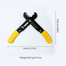 1pc Chain Pliers, Chain Opening Pliers, Chain Opening And Closing Tool, Mini Stripping Installation Pliers, Modification Disassembly Cutting Assembling Pliers, DIY Handcraft Tool - Yellow - View 6