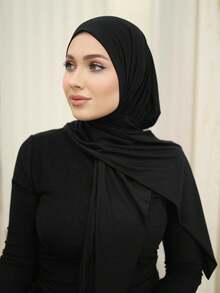 1pc Ready-To-Wear Instant Hijab Made By Soft, Breathable, And Anti-Pilling Fabric For . Suitable For Year-Round Use And Daily Wear By S.,Accessories,Beach Towel - Rrady-to-wear Hijab - View 22