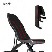 Flat Bench To Adjustable Inclined Bench, Fitness Bench Meets Different Training Needs And Is Suitable For Use In Home Gyms - Black - View 3