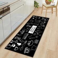 Alfombra de Cocina, Tapete de Entrada para el Hogar, Alfombra Decorativa para Sala de Estar, Dormitorio, Balcón, Alfombra Antideslizante para Pasillo, Baño y Entrada. - TAB24505-24 - Ver 13