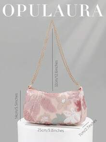 Túi đeo vai đính sequin màu hồng OpulAura 1 chiếc, dành riêng cho phù dâu, túi xách đính sequin lấp lánh, túi dự tiệc khiêu vũ, phụ kiện khiêu vũ, ví nữ thanh lịch, đồ dùng đám cưới, ví dạ hội đính sequin (Mẫu ngẫu nhiên) - Hồng - Xem 8