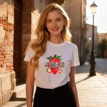 9PC DIY iron on transfers for tshirts,  Outdoorsy Weather Summer Camp Family Vacation Beach Vibes Hello Summer Sweetest Berry In The Patch Summer Strawberry Pattern Print , Easy Heat Transfer for Clothing, T-Shirts, Jeans, Backpacks, Hats & Pillows,  Washable Stickers Perfect for Casual Style, Ideal Gift for Women and Men. - Zufälliger Stil - Übersicht 6