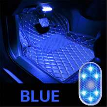 1pc USB Rechargeable LED Atmosphere Light, Car Interior Ambient Lighting, Portable Reading Lamp - Multicolor - View 8