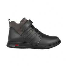 ROKINO 3293 BLACK SCHOOL SHOES FOR BOYS - Black - View 2