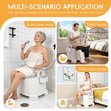 Portable Commode Chair With Removable Armrest, Bucket & Paper Holder, 220lbs Capacity, Non-Slip Feet, Double Seal Odor Control Toilet For Elderly Disabled Pregnancy Indoor Use - View 9