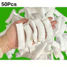 50/150 piezas Bolsas de filtro desechables para aspiradora, Cubiertas de filtro elásticas, Compatibles con la mayoría de aspiradoras domésticas y de oficina, Repuesto universal para aspiradoras domésticas, Accesorios de mantenimiento de aspiradoras, Cubiertas de filtro fáciles de instalar - Funda de filtro de aspiradora - Ver 11