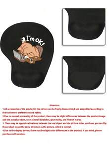 Ergonomic Wrist Rest Mouse Pad, Cute Working Cat Design, Ergonomic EVA Wrist Pad, Non-Slip Memory Foam Mouse Pad With Comfortable Wrist Support, Skin-Friendly Desktop Support Pad, Suitable For Gaming, Office, Anti-Slip, For Desktop PC, Laptop, Graduation Gift, Mother's Day Gift, Back To School, Spring/Summer, Office Essential - 彩色 - 查看 10