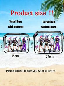 1 Túi đựng mỹ phẩm PVC chủ đề thần tượng K-Pop, Túi du lịch PVC có khóa kéo, Thiết kế logo K-Pop mang đậm văn hóa nhạc Pop Hàn Quốc, Túi đựng mỹ phẩm và đồ dùng vệ sinh cá nhân nhẹ và chống nắng dành cho phụ nữ và bé gái, Hộp đựng mỹ phẩm di động, Thiết kế dễ vệ sinh, Túi đựng đồ công nghệ | Thẩm mỹ hiện đại | Chất liệu chống phai màu, Vật dụng cần thiết khi đi du lịch, nghỉ mát, mùa hè, tựu trường, Túi đựng đồ dùng học tập, Túi đựng đồ dùng vệ sinh cá nhân, Túi đựng mỹ phẩm du lịch chống thấm nước - Nhiều màu - Xem 7