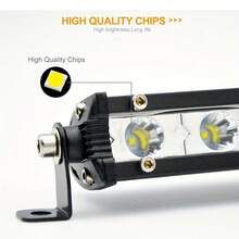 单排超薄LED灯条 7英寸 13英寸 20英寸 LED工作灯条 90W 120W 150W 180W 越野 12V 24V - A - 查看 6