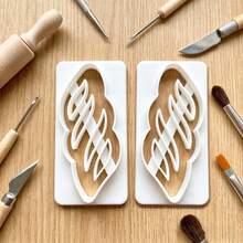 Abstract Boho Polymer Clay Cutting Mold, Bohemian Abstract Clay Cutters, Suitable For Earrings, Brooches, Pendants, High Precision Polymer Clay Or Modeling Clay Molds, Perfect For Handmade Crafts And Projects, Ideal For Jewelry Making, Craft Materials - Abstract Boho - View 10