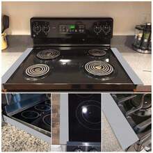 2PCS Stove Counter Cover Kitchen Seal, Stove Top Seal, Organic Silicon High Temperature Resistant Kitchen Gap Strip, Oil And Dirt Resistant Gas Stove Gap Soft Sealing Strip Silicone Gap Plug Kitchen Stove Counter Gap Cover - Flexible Stove Space Filler,Silicone Kitchen Stove Counter Gap Cover Long & Wide Gap Filler (2 Packs) Seals Spills Between Counters, Stovetops, Washing Machines, Oven, Washer,Heat-Resistant And Easy Clean - View 6