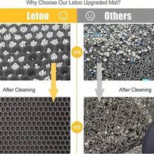 1pc Cat Litter Mat, EVA Anti-Slip Waterproof Cat Litter Mat, Easy To Clean Anti-Splash Cat Litter Mat, Cat Litter Box Accessories, Cat Supplies - Multicolor - View 5