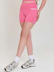 Fitness Bermuda Shorts With Pockets 11295 - Rosa - Ver 2