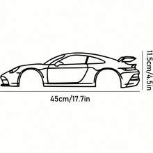 1件/套金屬賽車輪廓牆面裝飾 - 室內外裝飾適用於臥室、家居或露台 - 給汽車愛好者的獨特禮物、家居裝飾、房間裝飾、牆面裝飾禮物、生日畢業禮物 - 黑色 - 查看 11