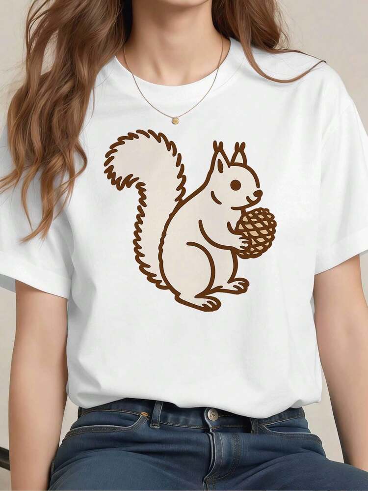 Women T-Shirts - 白色 - 查看 1