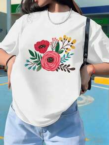 Women T-Shirts - White - View 1