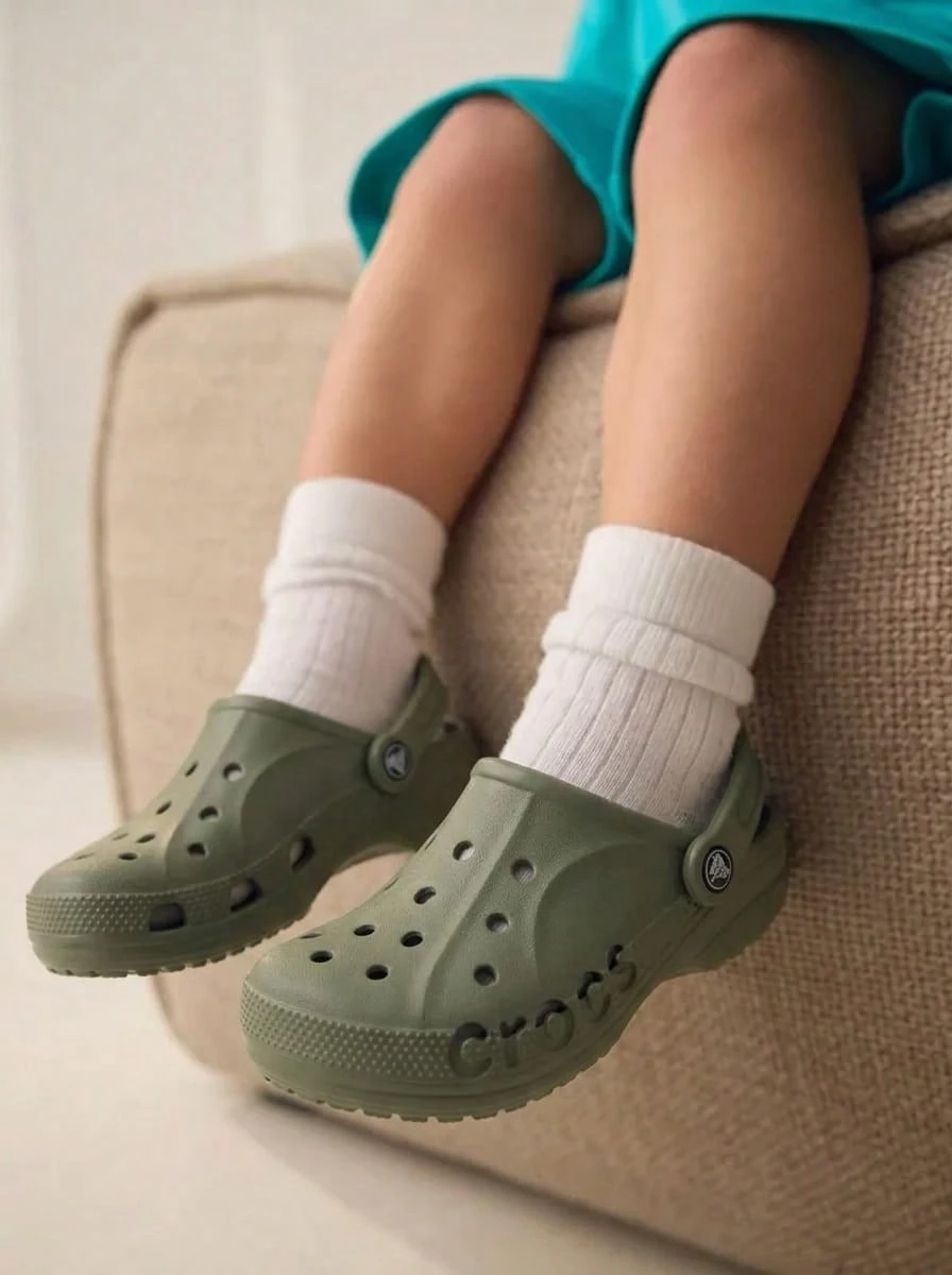 Crocs Baya Clog K Agr - Army Green - View 1